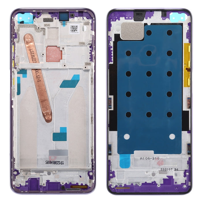 Placa de Bisel de Marco LCD de Carcasa Frontal para Xiaomi Redmi K30 5G, For Redmi K30 5G, For Xiaomi Redmi K30 5G (Purple), For Xiaomi Redmi K30 5G (Red)