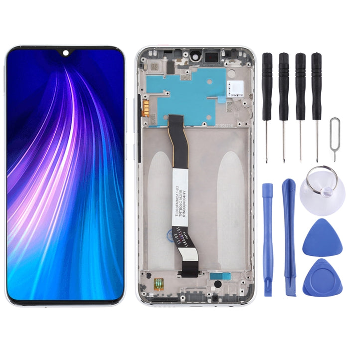 Pantalla LCD y digitalizador de montaje completo con marco para Xiaomi Redmi Note 8, For Xiaomi Redmi Note 8