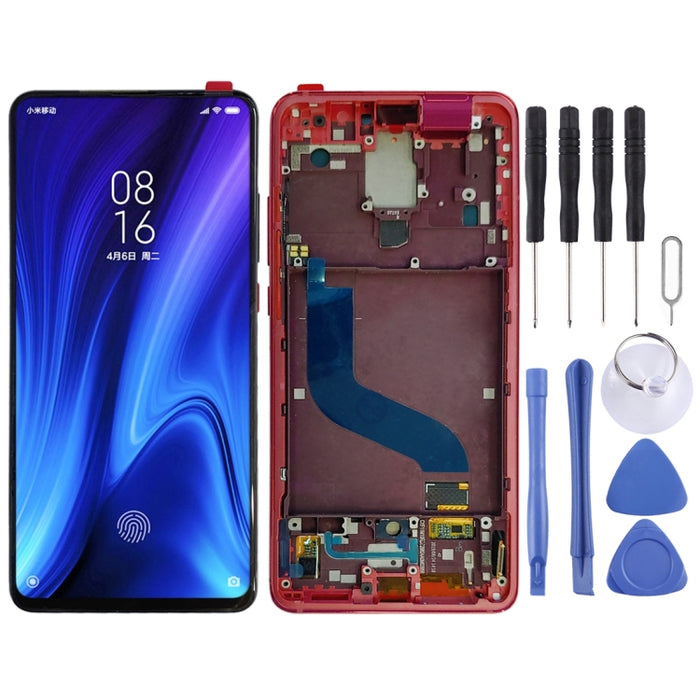 Pantalla LCD de material AMOLED original y ensamblaje completo del digitalizador con marco para Xiaomi 9T Pro / Redmi K20 Pro / Redmi K20, For Xiaomi Xiaomi K20, For Xiaomi K20