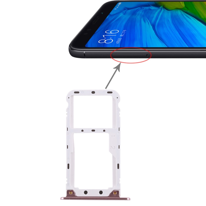 Bandeja de 2 Tarjetas SIM / Bandeja de Tarjetas Micro SD para Xiaomi Redmi 5 Plus, For Xiaomi Redmi 5 Plus, For Redmi  5 Plus, Fo r Xiaomi Redmi 5 Plus