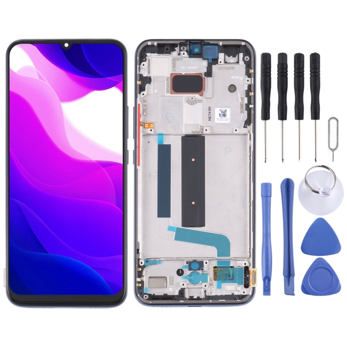 Pantalla LCD de material AMOLED original y ensamblaje completo del digitalizador con marco para Xiaomi Mi 10 Lite 5G, For Xiaomi Mi 10 Lite 5G(Original ), For Xiaomi Mi 10 Lite 5G(Original)