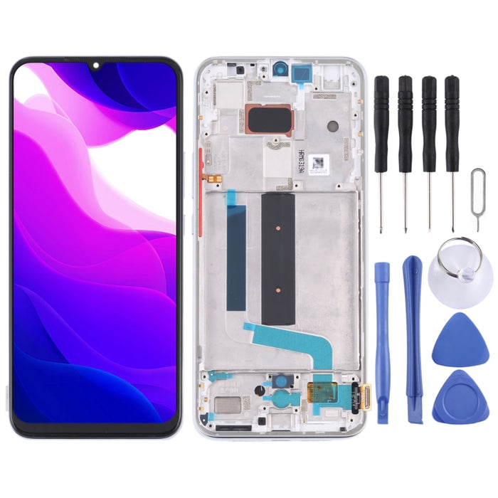 Pantalla LCD de material AMOLED original y ensamblaje completo del digitalizador con marco para Xiaomi Mi 10 Lite 5G, For Xiaomi Mi 10 Lite 5G(Original ), For Xiaomi Mi 10 Lite 5G(Original)