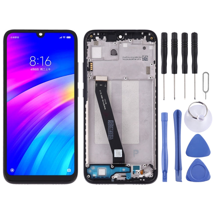 Pantalla LCD y digitalizador de montaje completo con marco para Xiaomi Redmi 7, For Redmi 7, For Xiaomi Redmi 7