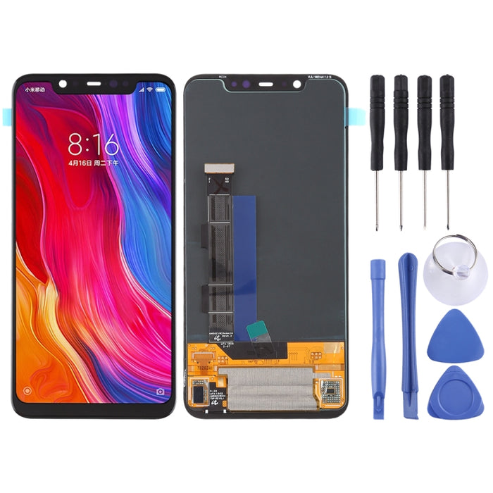 Pantalla LCD OEM OLED y ensamblaje completo del digitalizador para Xiaomi Mi 8, For Xiaomi Mi 8