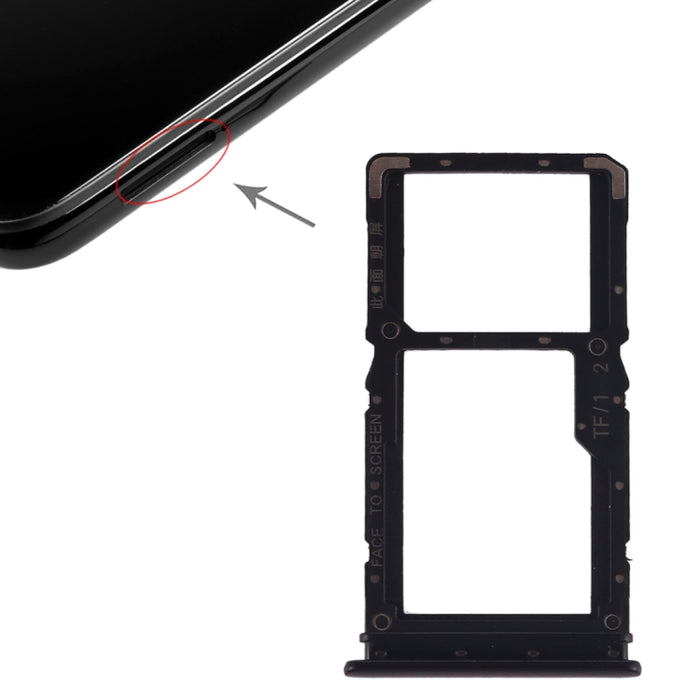 Bandeja Tarjeta SIM + Bandeja Tarjeta SIM / Bandeja Tarjeta Micro SD para Xiaomi Redmi Note 7 / Redmi Note 7 Pro, For Xiaomi Redmi Note 7 / Redmi Note 7 Pro