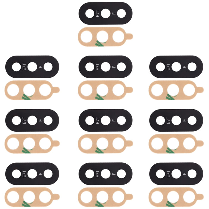 Cubierta y adhesivo para lente de cámara trasera de 10 piezas para Xiaomi Redmi Note 6 Pro, For Xiaomi Redmi Note 6 Pro