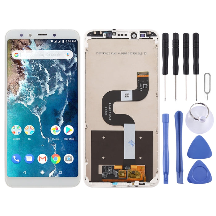 Pantalla LCD y Digitalizador de Montaje Completo con Marco para Xiaomi Mi 6X / A2, For Xiaomi Mi 6X