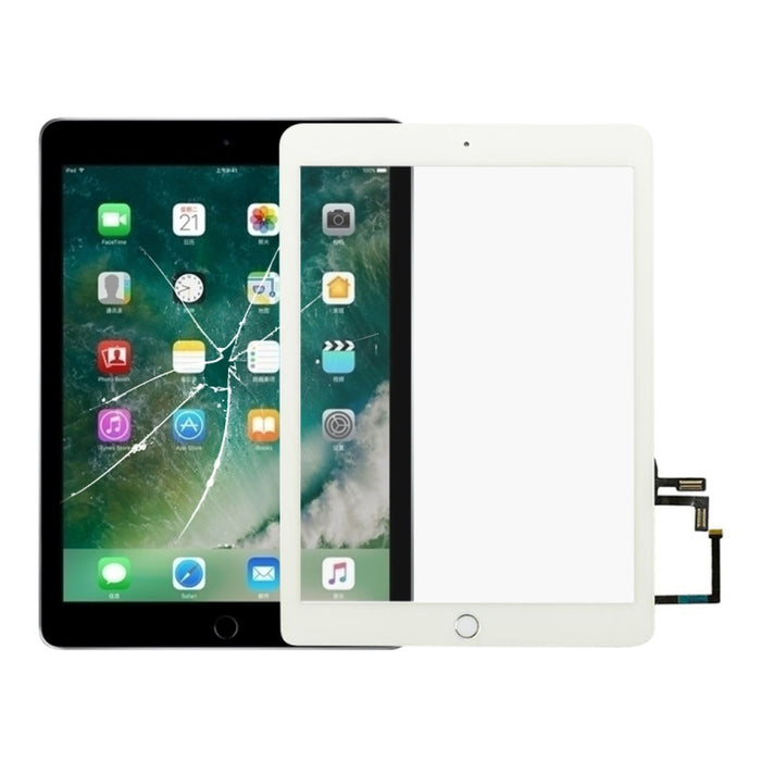 Panel táctil con cable flexible de tecla de inicio para iPad 5 9,7 pulgadas 2017 A1822 A1823, For iPad 5 9.7 inch (2017), For iPad 9.7 inch (2017)