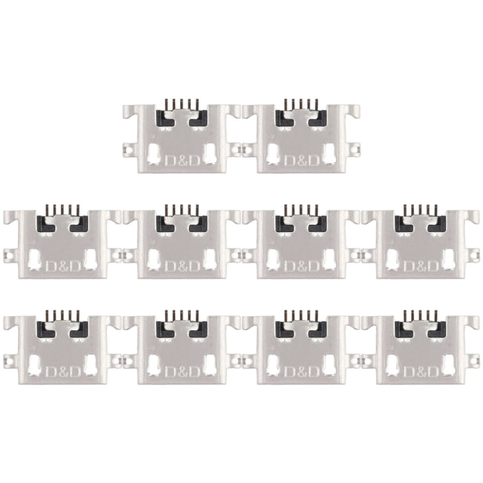 Conector de puerto de carga de 10 piezas para Xiaomi Redmi Note 3 / Redmi 6 / Redmi 6A, For Redmi Note 3