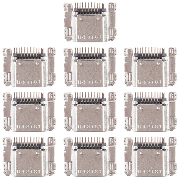 Para Galaxy Tab 4 8.0 / T330 Conector de puerto de carga de 10 piezas