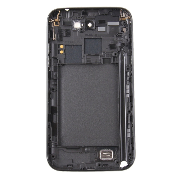 Para Galaxy Note II / N7100 Bisel de marco medio + tapa trasera de batería