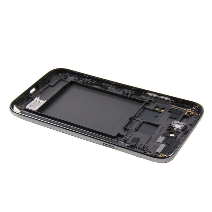 Para Galaxy Note II / N7100 Bisel de marco medio + tapa trasera de batería