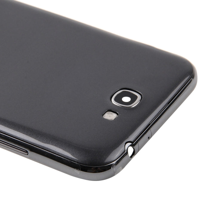 Para Galaxy Note II / N7100 Bisel de marco medio + tapa trasera de batería