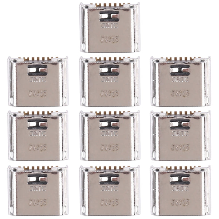 Para Galaxy Tab A 10.1 (2016) Conector de puerto de carga de 10 piezas