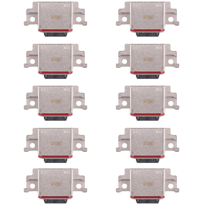Para Galaxy A8 (2018), A530F, A530F/DS Conector de puerto de carga de 10 piezas