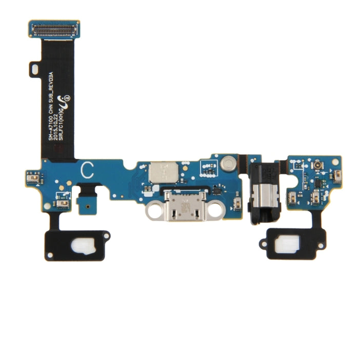 Para Galaxy A7 (2016) / A7100 Puerto de carga, sensor y cable flexible para conector de auriculares