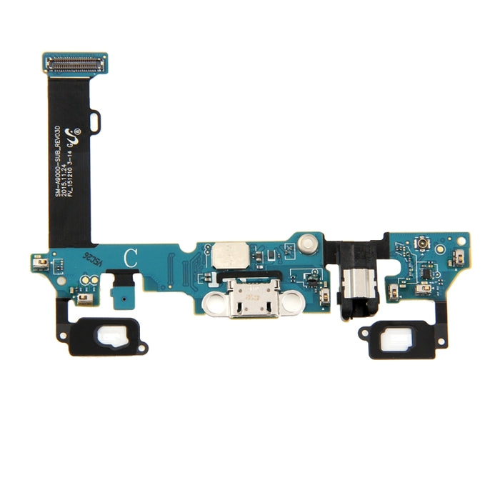 Para Galaxy A9 (2016) / A9000 Puerto de carga, sensor y cable flexible para conector de auriculares