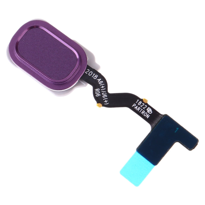 Para Galaxy J4 (2018) SM-J400F/DS J400G/DS Cable flexible con sensor de huellas dactilares