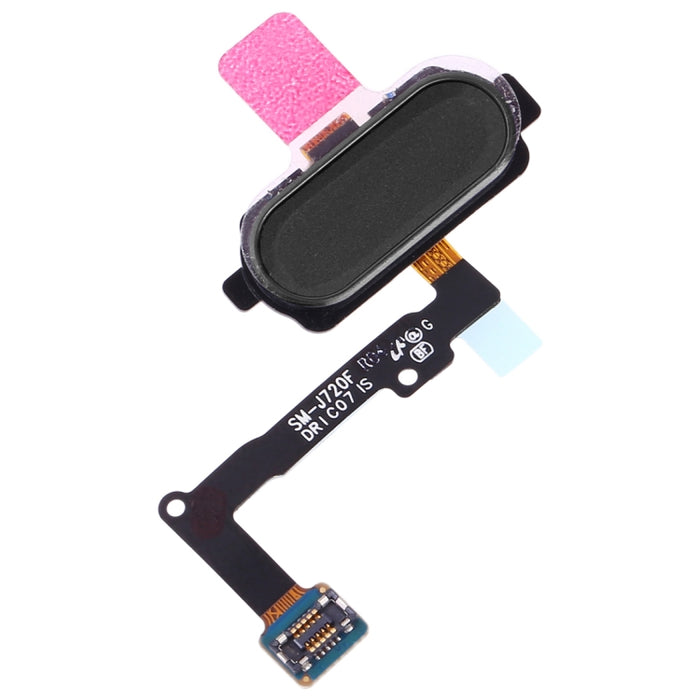 Para Galaxy J7 Duo SM-J720F Cable flexible con sensor de huellas dactilares
