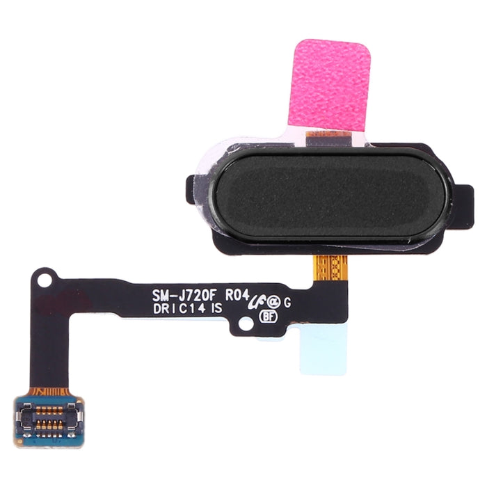 Para Galaxy J7 Duo SM-J720F Cable flexible con sensor de huellas dactilares
