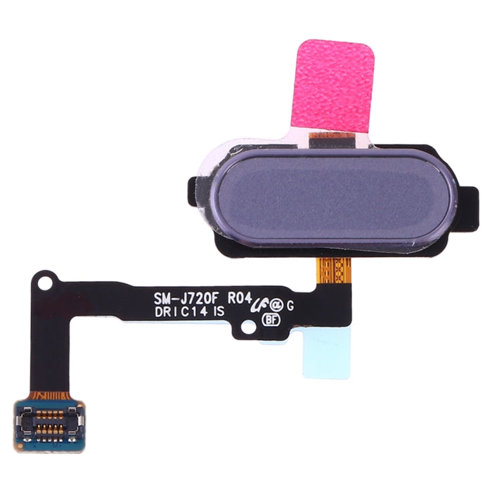 Para Galaxy J7 Duo SM-J720F Cable flexible con sensor de huellas dactilares