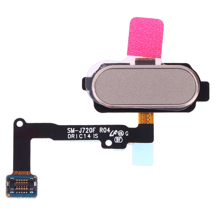 Para Galaxy J7 Duo SM-J720F Cable flexible con sensor de huellas dactilares