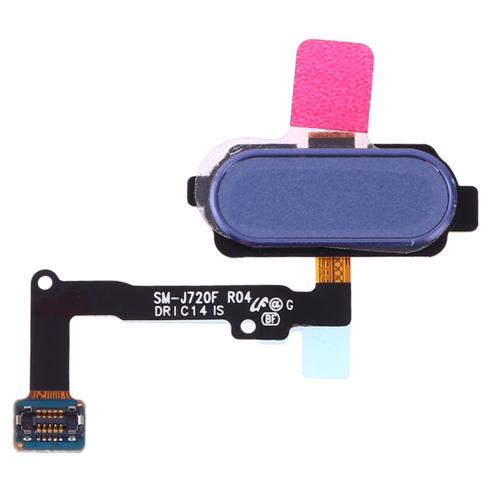 Para Galaxy J7 Duo SM-J720F Cable flexible con sensor de huellas dactilares