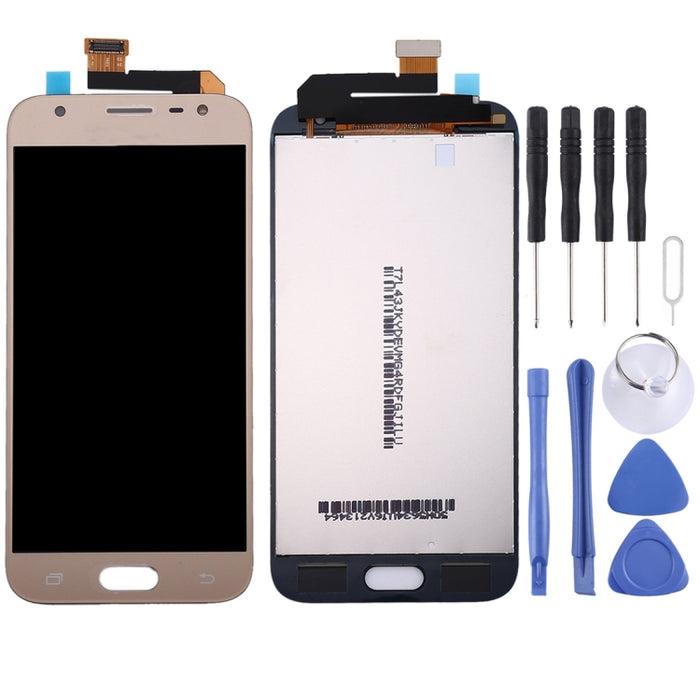 Pantalla LCD de material TFT y ensamblaje completo del digitalizador para Galaxy J3 (2017), J330F/DS, J330G/DS