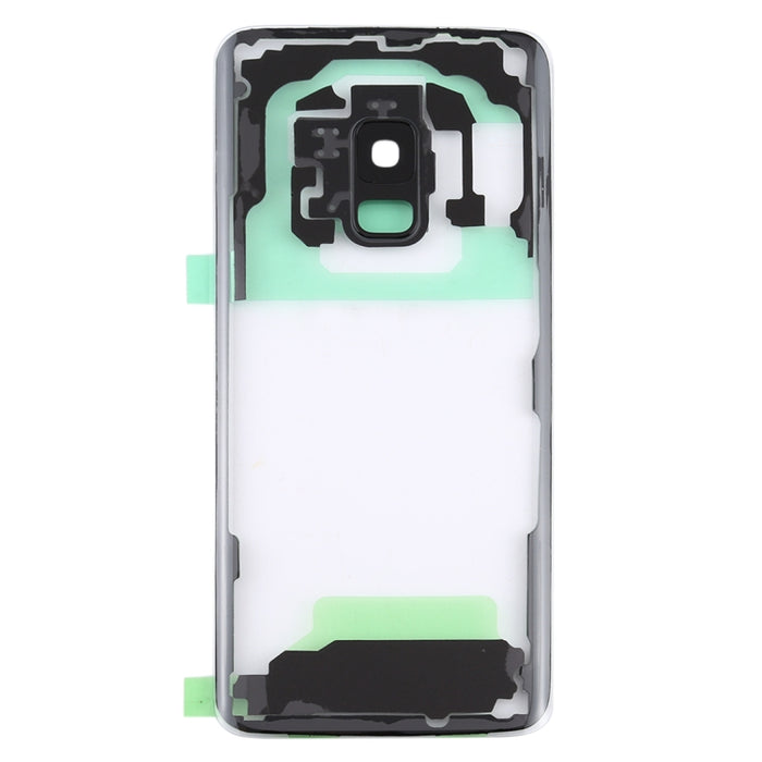 Para Samsung Galaxy S9 G960F G960F/DS G960U G960W G9600 cubierta trasera de batería transparente con cubierta de lente de cámara