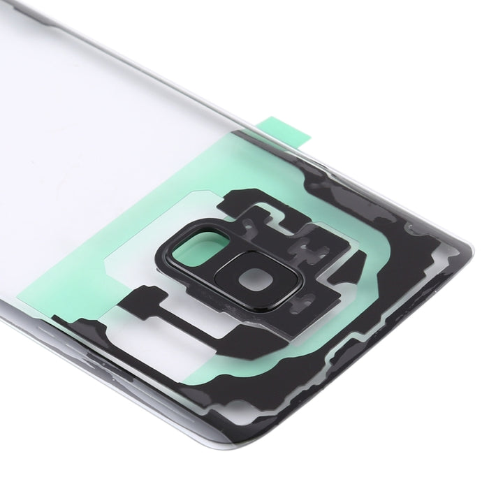 Para Samsung Galaxy S9 G960F G960F/DS G960U G960W G9600 cubierta trasera de batería transparente con cubierta de lente de cámara