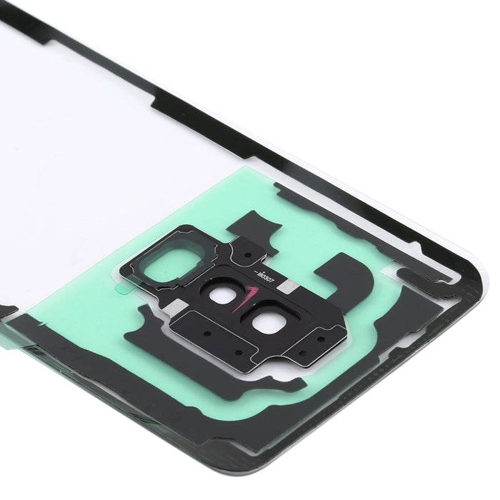 Para Samsung Galaxy S9 + / G965F G965F/DS G965U G965W G9650 cubierta trasera de batería transparente con cubierta de lente de cámara