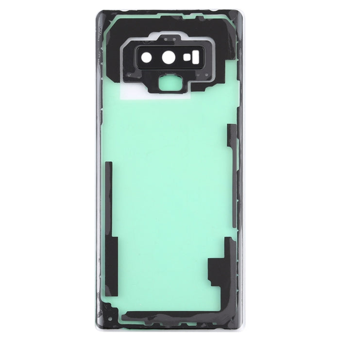 Para Samsung Galaxy Note9 / N960D N960F Tapa trasera de batería transparente con cubierta de lente de cámara