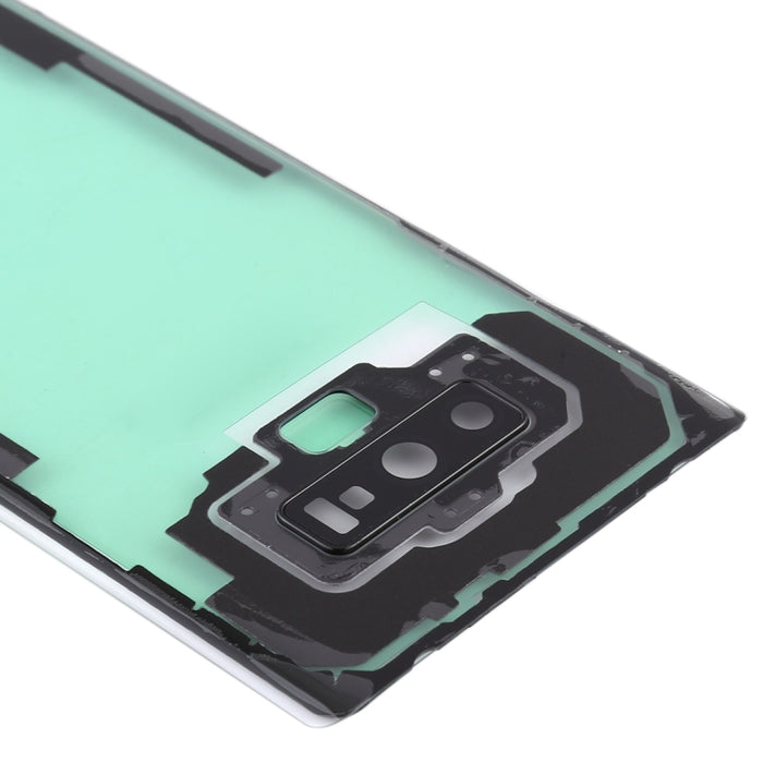 Para Samsung Galaxy Note9 / N960D N960F Tapa trasera de batería transparente con cubierta de lente de cámara