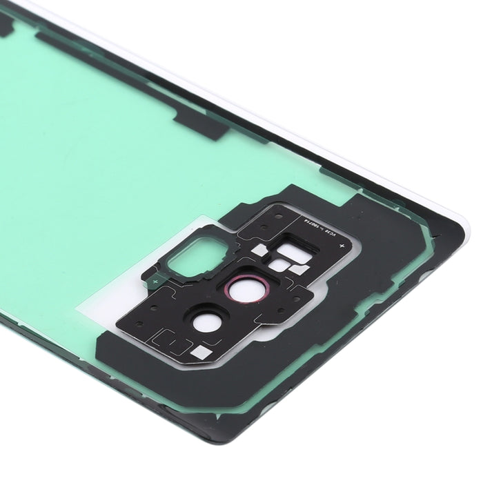 Para Samsung Galaxy Note9 / N960D N960F Tapa trasera de batería transparente con cubierta de lente de cámara