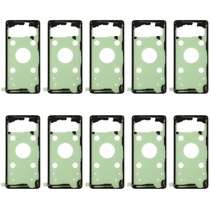Para Galaxy S10 10 piezas Adhesivo de cubierta trasera de carcasa