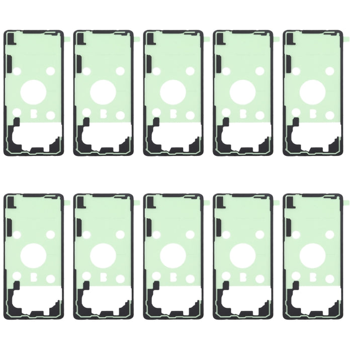 Para Galaxy S10+ 10 piezas Adhesivo para cubierta trasera de carcasa