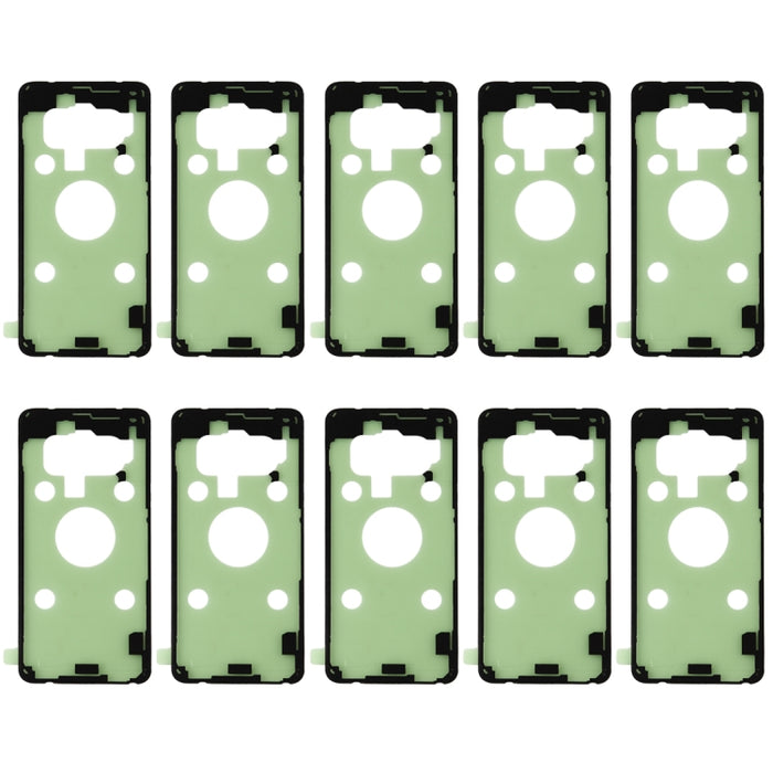 Para Galaxy S10e 10 piezas Adhesivo de cubierta trasera de carcasa