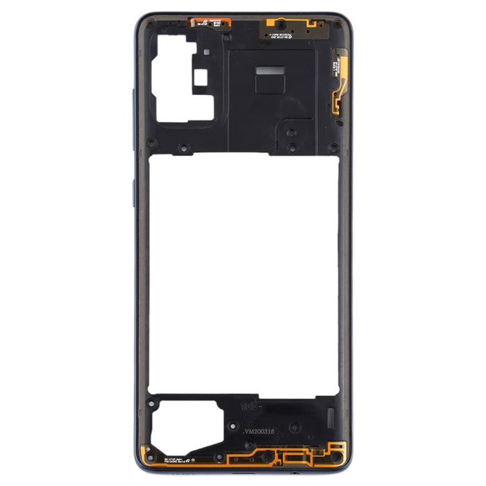 Para Samsung Galaxy A71 Placa de bisel de marco medio