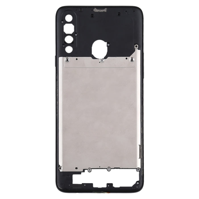 Para placa de bisel de marco medio Samsung Galaxy A20s