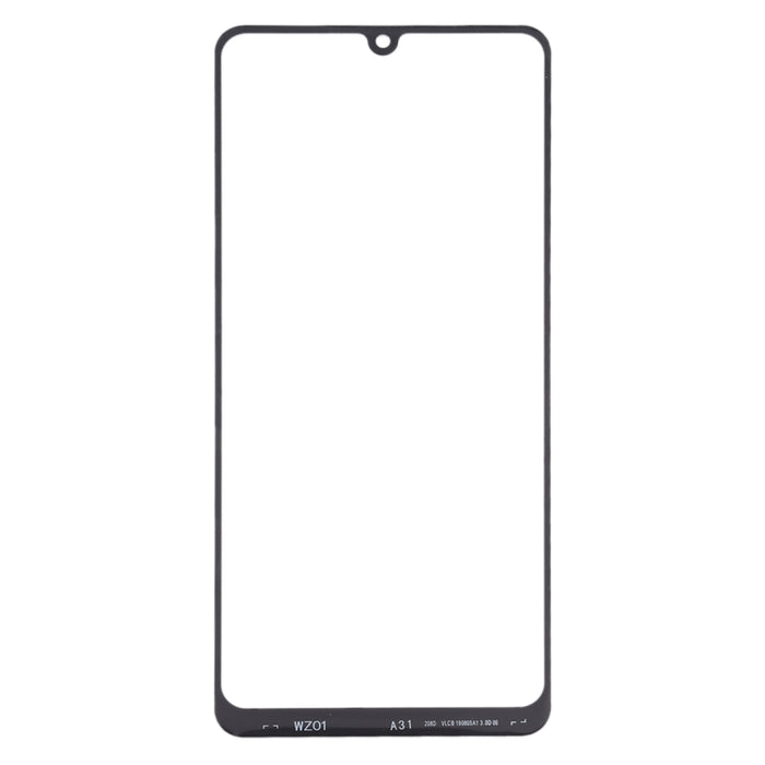Para Samsung Galaxy A31 Lente de vidrio exterior de pantalla frontal