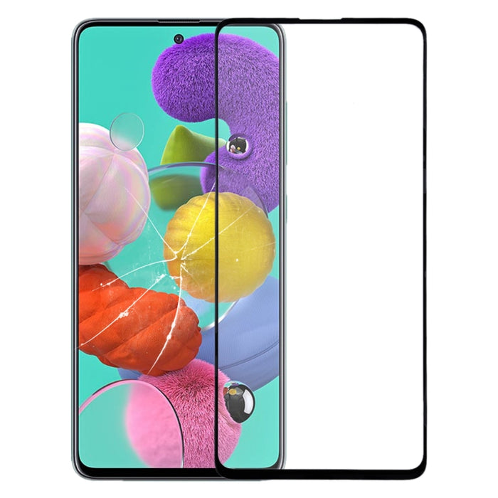 Para Samsung Galaxy A51 Lente de cristal exterior de pantalla frontal