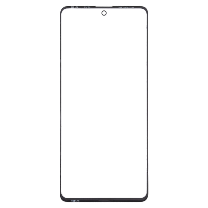 Para Samsung Galaxy A71 Lente de cristal exterior de pantalla frontal