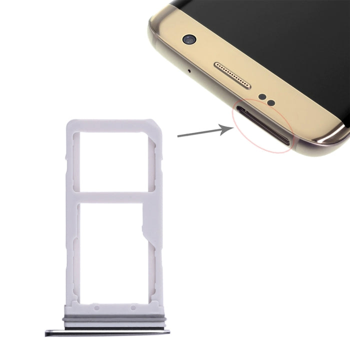 Para Galaxy S7 Edge 2 Bandeja de tarjeta SIM / Bandeja de tarjeta Micro SD