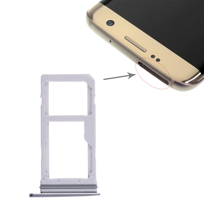 Para Galaxy S7 Edge 2 Bandeja de tarjeta SIM / Bandeja de tarjeta Micro SD