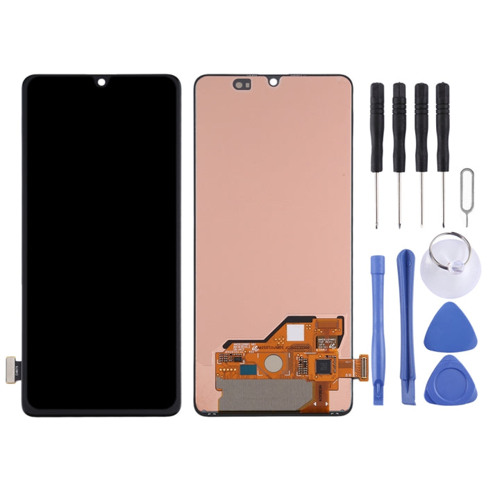 Pantalla LCD de material Super AMOLED y ensamblaje completo del digitalizador para Samsung Galaxy A41