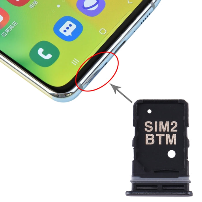 Para Samsung Galaxy A80 Bandeja de tarjeta SIM + Bandeja de tarjeta SIM