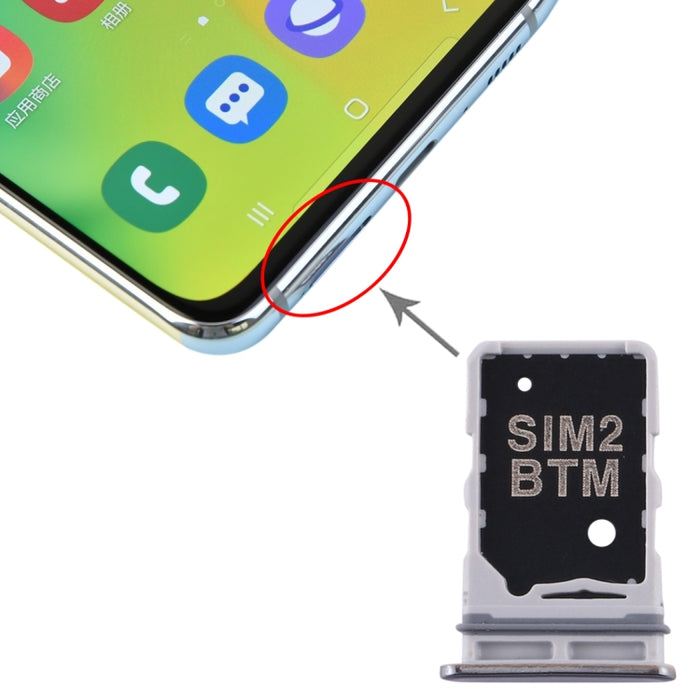 Para Samsung Galaxy A80 Bandeja de tarjeta SIM + Bandeja de tarjeta SIM