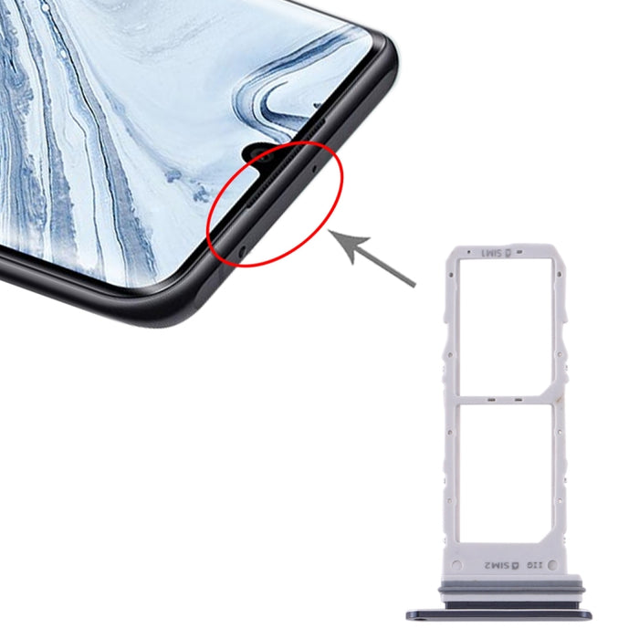 Para Samsung Galaxy Note10 Bandeja de tarjeta SIM + Bandeja de tarjeta SIM