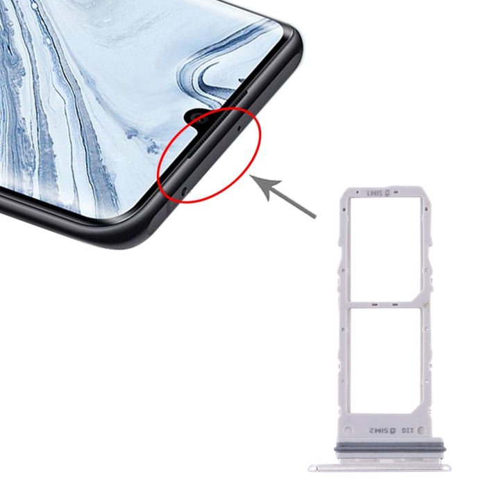 Para Samsung Galaxy Note10 Bandeja de tarjeta SIM + Bandeja de tarjeta SIM