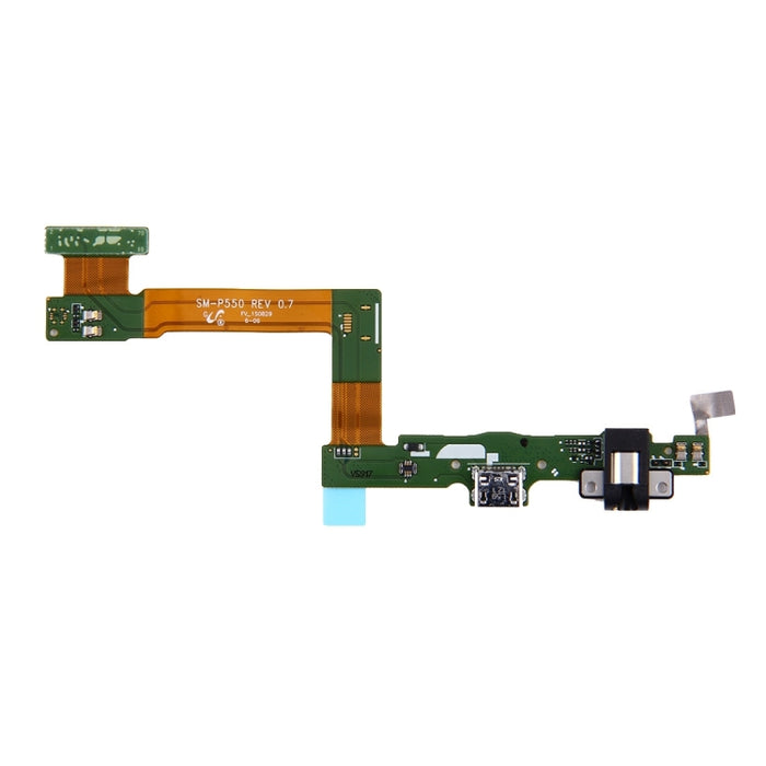 Para Galaxy Tab A 9.7 / P550 Puerto de carga y cable flexible para conector de auriculares